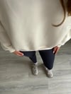 Fermuar Detaylı Oversize Sweatshirt