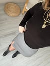 Gri Mini Şort Etek