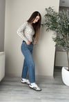 Mavi Boy Fit Kesik Paça Jean