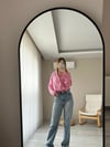 Pembe Lscte Keten Gömlek