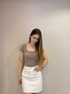 Taş U Yaka %100 Pamuklu Kısa Kollu Body