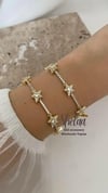 6036 14K Altın Renk Kuyumcu Model Xuping Bileklik 