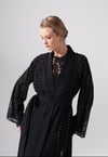 ETRUCCİ DANTEL DETAY ABAYA
