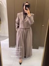 KAHMA MİNİ CEKET ETEK TAKIM