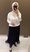 KAHMA PLİSELİ ETEK