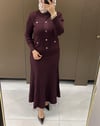MİSS KNİT DÜĞME DETAYLI ETEKLİ TAKIM