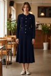 MİSS KNİT DÜĞME DETAYLI ETEKLİ TAKIM