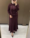 MİSS KNİT DÜĞME DETAYLI ETEKLİ TAKIM