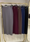 NİLİWİ RİP ÖRGÜ PİLİSE ETEK RAYON