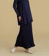 NİLİWİ RİP ÖRGÜ PİLİSE ETEK RAYON