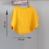 Hafy Baby %100 Organik Pamuklu Sarı 4 Katlı Müslin Panço