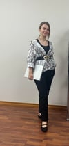 %100 Pamuk Brode Çiçek Desenli Oversize Kadın Gömlek
