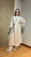 Arya Biyeli Kimono Pantolon Takım - Tesettür Uyumlu