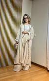 Arya Biyeli Kimono Pantolon Takım - Tesettür Uyumlu