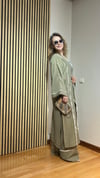 Arya Biyeli Kimono Pantolon Takım - Tesettür Uyumlu