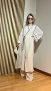 Arya Biyeli Kimono Pantolon Takım - Tesettür Uyumlu