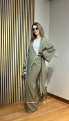 Arya Biyeli Kimono Pantolon Takım - Tesettür Uyumlu