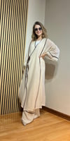 Arya Biyeli Kimono Pantolon Takım - Tesettür Uyumlu