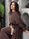 Lina Vual Kumaş Dökümlü İkili Takım