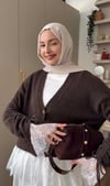 Liora Dantel Detaylı Triko Hırka
