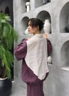 Natura Premium Kalite TNCL Kumaş Oversize Ceketli İkili Takım - Tesettür Uyumlu