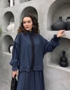 Vanessa Premium TNSL Kumaş Etekli Takım - Tesettür Uyumlu Zarif  Biye Detaylı Takım