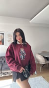 3 İplik Şardonlu Baskılı Sweatshirt