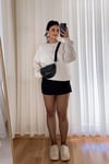 3 İplik Şardonlu Sweatshirt - Krem