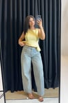 Açık Mavi Bol Kesim Baggy Jean