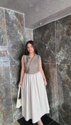 Anastasia Uzun Balon Etek - Krem