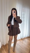 Autumn Kahve Tüvit Şort Etek