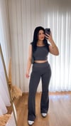 Brea İspanyol Pantolon Crop Spor Takım