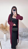 Calysa Uzun Hırka - Bordo