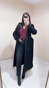 Dainty Premium Siyah Uzun Kaban