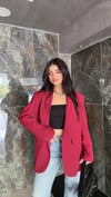 Holi Bordo Blazer Ceket