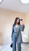Julia Gri Oversize Blazer Ceket