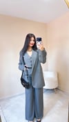 Julia Gri Oversize Blazer Ceket