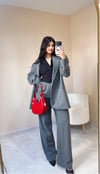 Julia Gri Oversize Blazer Ceket