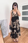 Kalın Asklı Batik Elbise