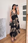 Kalın Asklı Batik Elbise