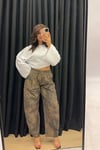 Kamuflaj Desen Slouchy Pantolon