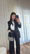 Kelsa Siyah Blazer Takım