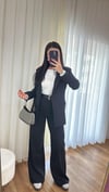 Kelsa Siyah Blazer Takım