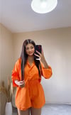 Kelsey Poplin Kumaş Gömlek Şort Takım