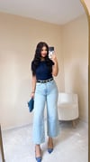 Laona Lightblue Wide Leg Jean 