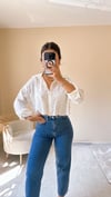 Leva İnci İşlemeli Crop Gömlek