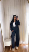 Liana Çimalı Pantolon - Lacivert