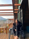 Lope Siyah Premium Yakalı Kürk