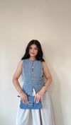 Lowe Belden Oturmalı Denim Yelek