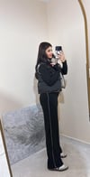 Manty Modal Kumaş Çizgili Eşofman